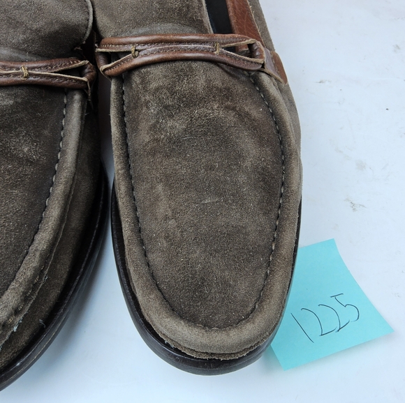 Meslan Men Mantegna Slip on Loafer Brown Suede Leather 8 (lot 1225) main image 5